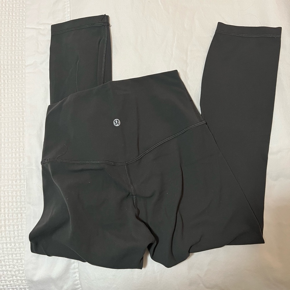 Lululemon align leggings 21” cropped graphite gray
